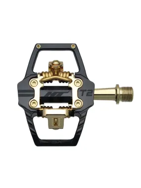 HT T2 SX Bmx Pedal Stealth Black/Gold Limited